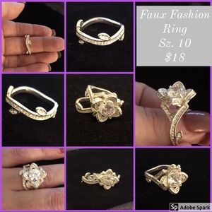 Blingy Ring Set! Sz. 10